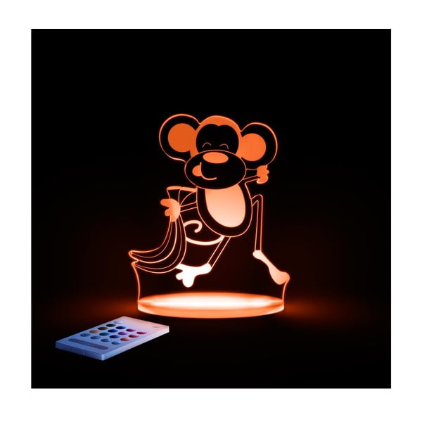 Lampă de veghe cu LED pentru copii Aloka Monkey