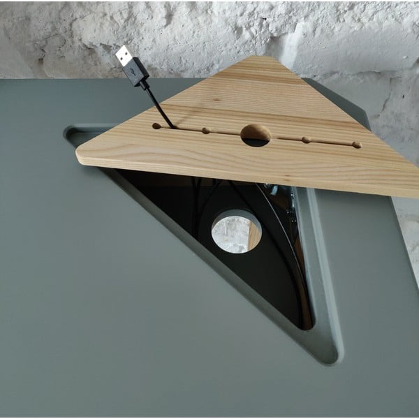 Birou pe colț Ragaba Ashme, alb-image-1