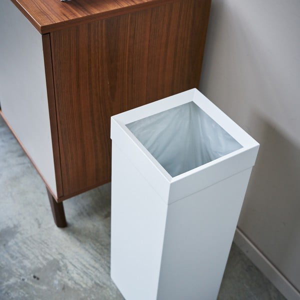 Coș de gunoi alb din metal 27 l Tall – YAMAZAKI-image-3