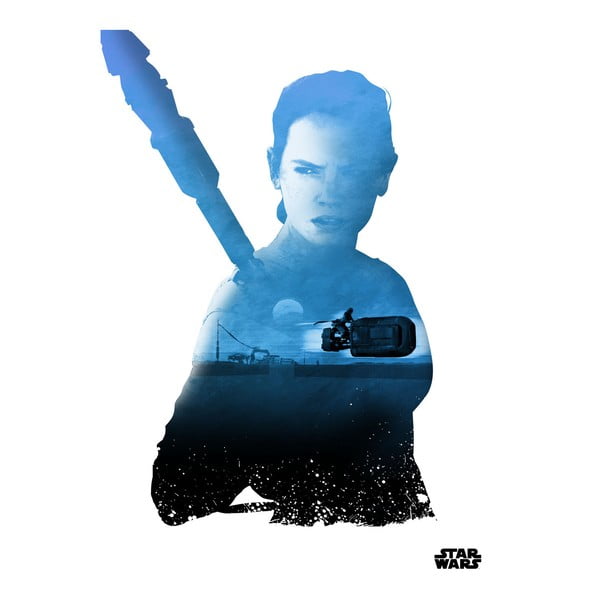 Poster Resistance vs First Order - Rey