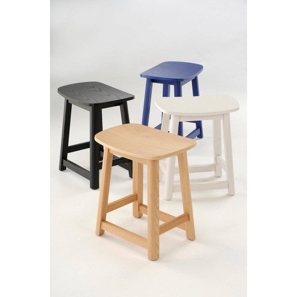 Scaun tip taburet negru din lemn de frasin Selene – Jotex-image-4