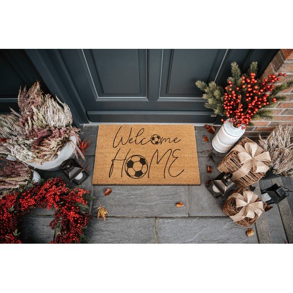 Covoraș de intrare din fibre de nucă de cocos 45x75 cm Soccer – Hanse Home-image-1