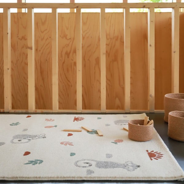 Covor copii Nattiot Little Wild Monkey, 120 x 170 cm-image-1