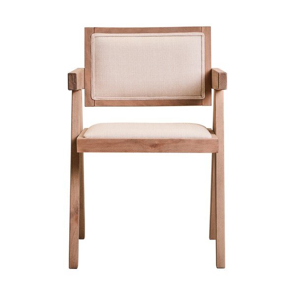 Scaun de dining în culoare naturală tapițat Cebu – Premier Housewares-image-2