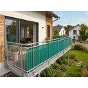 Paravan pentru balcon verde din plastic 500x90 cm – Garden Pleasure