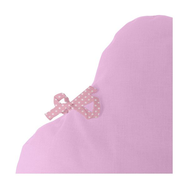 Protecție din bumbac pentru pătuț Happy Friday Basic, 60 x 40 cm, roz deschis-image-2