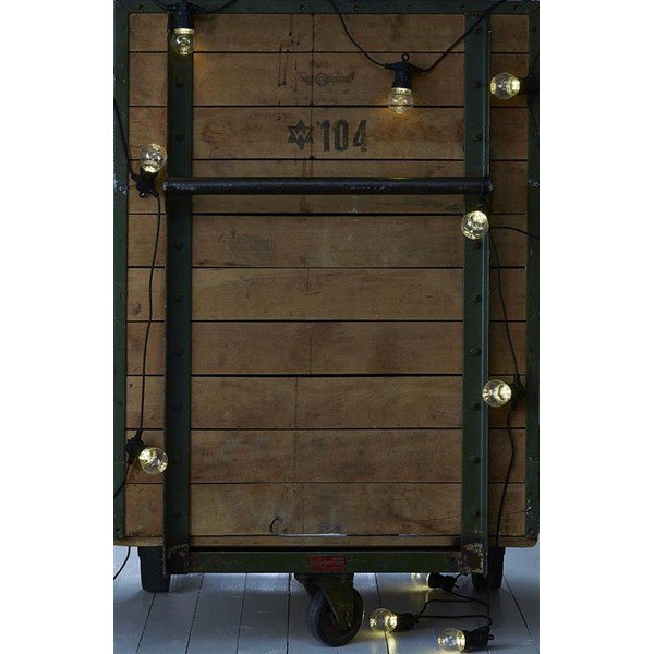 Șirag luminos cu LED Markslöjd Dakke Clear, 10 becuri, lungime 7,5 m, negru-image-2