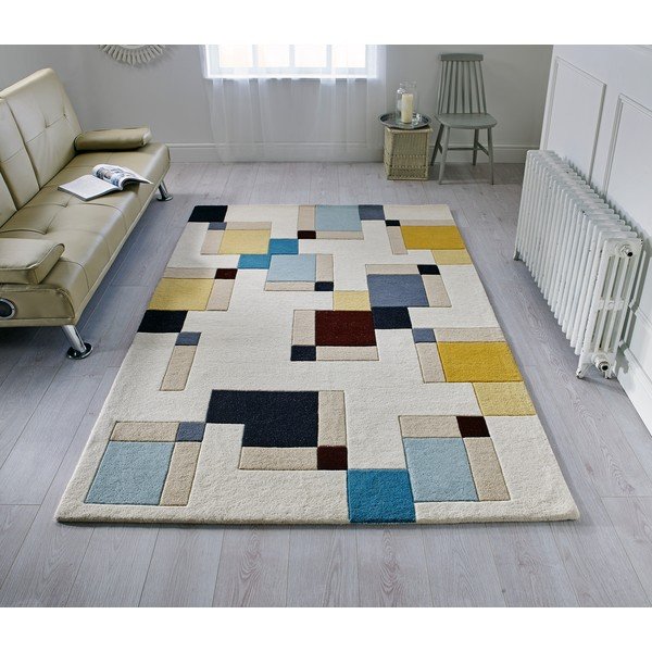 Covor din lână 230x160 cm Illusion Abstract - Flair Rugs-image-1