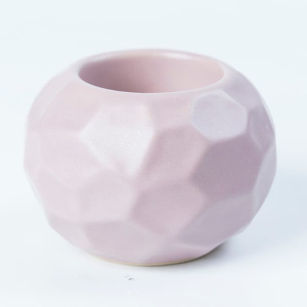 Sfeșnic din ceramică Speedtsberg Sira, roz 