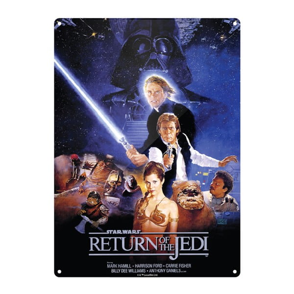 Placă decorativă Star Wars™ Return of the Jedi, 29 x 45 cm