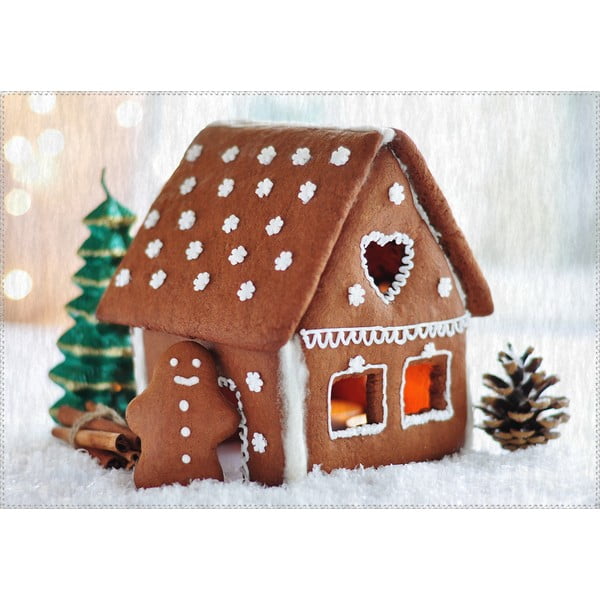 Covor Vitaus Christmas Period Cookie House, 50 x 80 cm