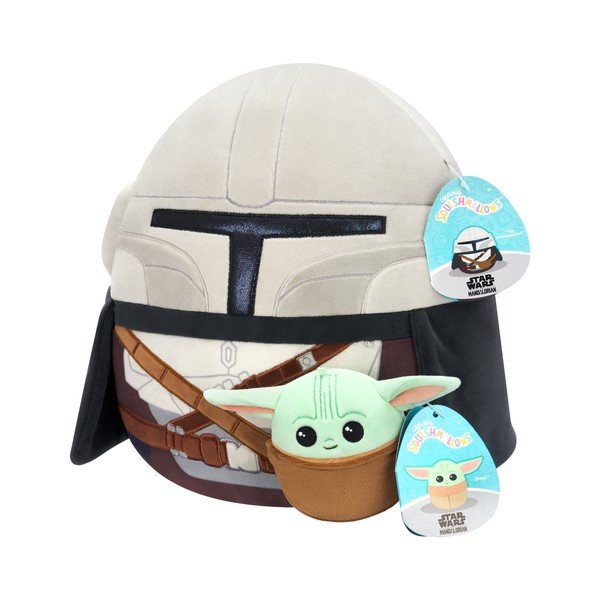 Jucărie de pluș Mandalorian & Grogu – SQUISHMALLOWS-image-1