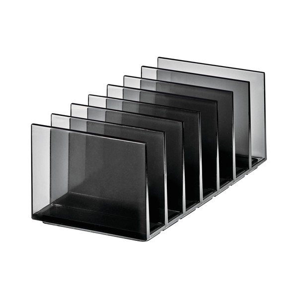 Organizator de baie negru mat pentru cosmetice din plastic reciclat Palette Station – iDesign-image-2