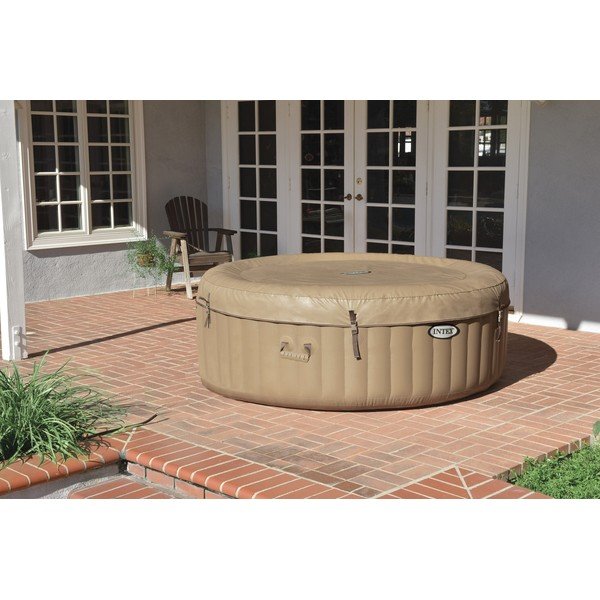 Jacuzzi gonflabil ø 196 cm adâncime 71 cm pentru patru persoane Bubble HWS – Intex-image-3