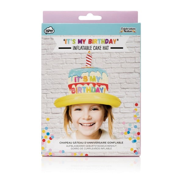 Pălărie gonflabilă pentru petrecere NPW Birthday Hat Kid