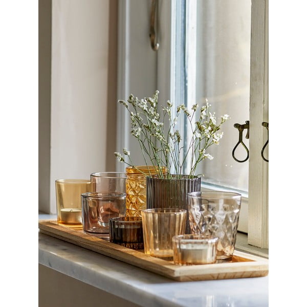 Sfeșnice 9 buc. din sticlă Sanga – Bloomingville-image-1
