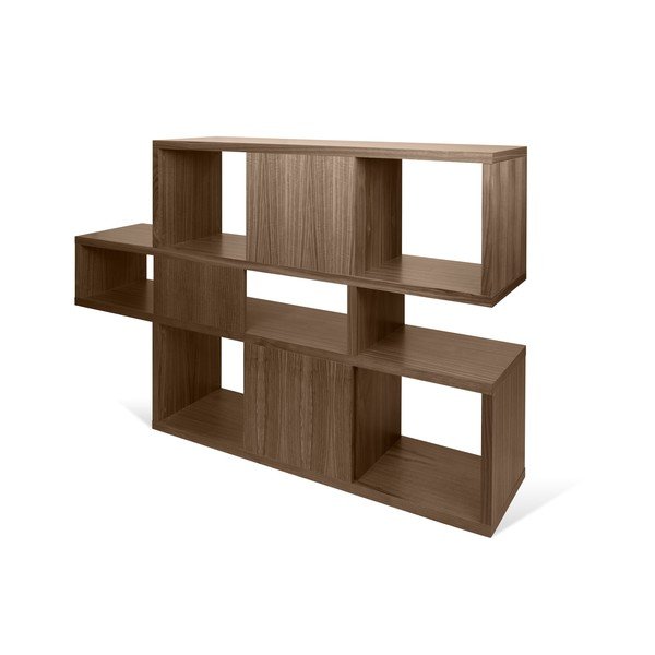 Bibliotecă TemaHome London Small, 156 x 100 cm, maro închis-image-1