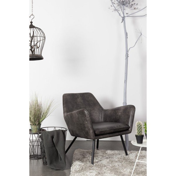 Fotoliu White Label Bon, gri-image-1