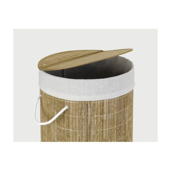 Coș din bambus pentru rufe Wenko Bina, 55 l-image-3