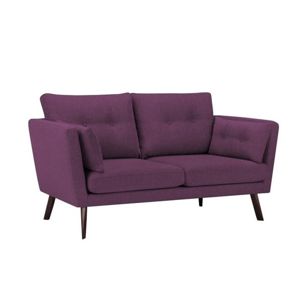 Canapea cu 3 locuri Mazzini Sofas Elena, violet
