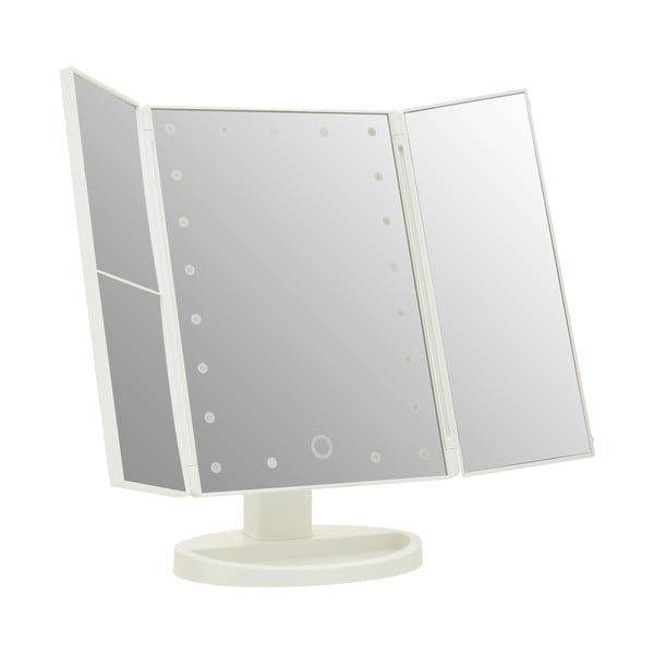 Oglindă cosmetică cu led 18x28 cm Cassini – Premier Housewares-image-2