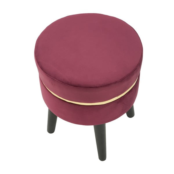 Taburet Mauro Ferretti Paris, vișiniu-image-4