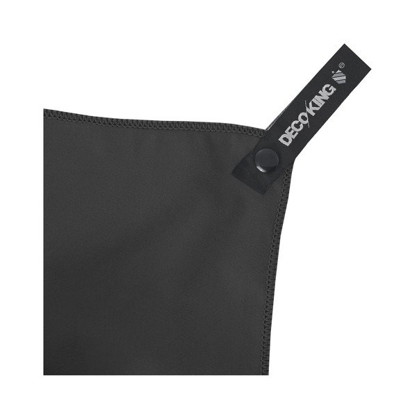Prosop cu uscare rapidă DecoKing EKEA, 40 x 80 cm, gri închis-image-2
