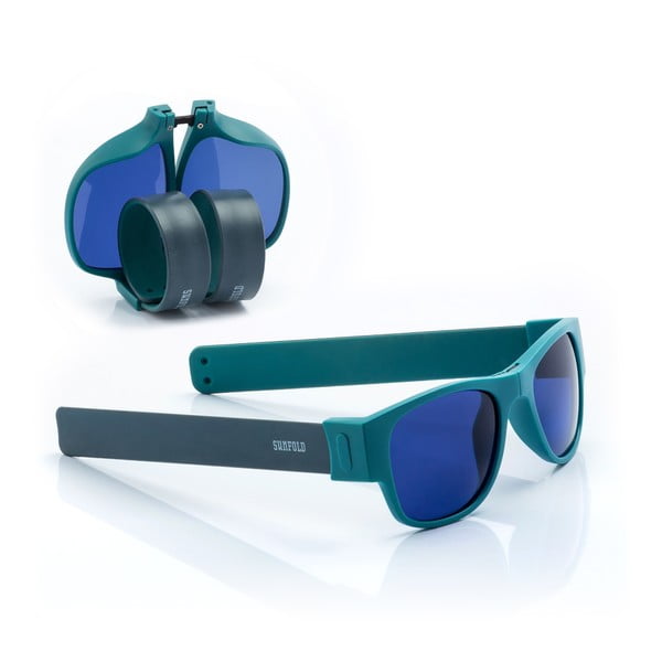 Ochelari de soare pliabili InnovaGoods Sunfold AC4, albastru