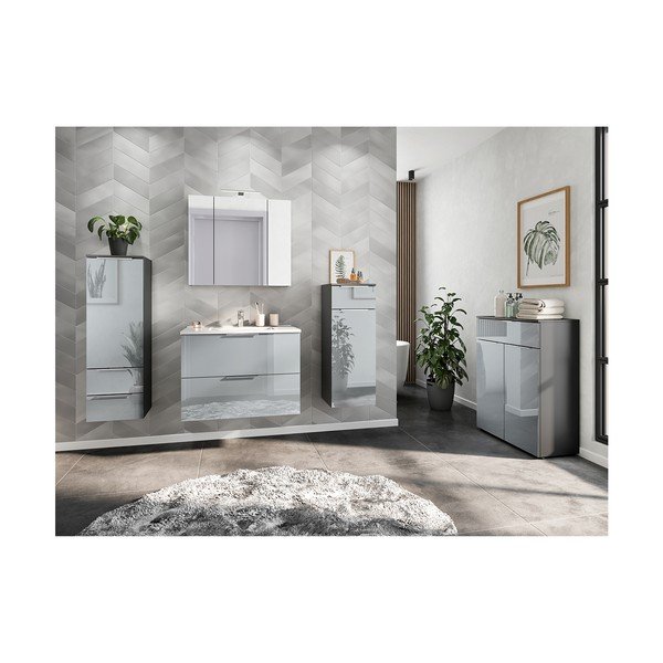 Set mobilă de baie gri Vasio – Germania-image-1