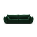 Canapea verde-închis cu tapițerie din catifea 208 cm Vanda – Mazzini Sofas