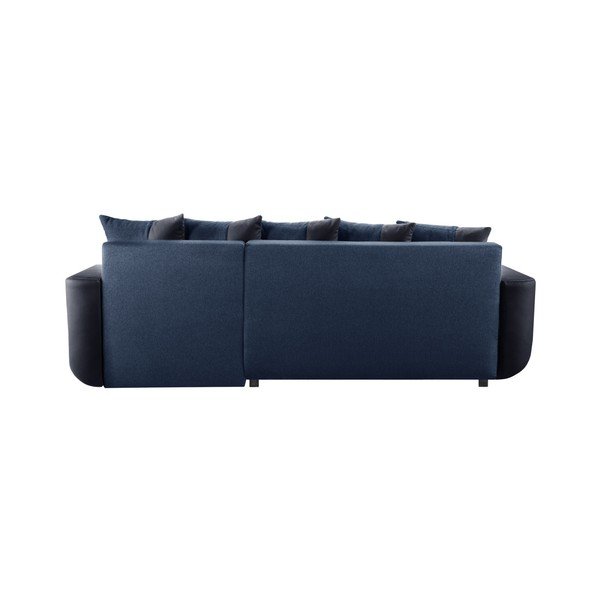 Canapea cu șezlong partea dreaptă Interieur De Famille Paris Destin, albastru-image-1