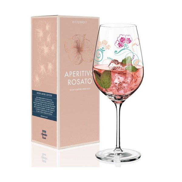 Pahar din sticlă cristalină Ritzenhoff Carolin Corner, 600 ml-image-1