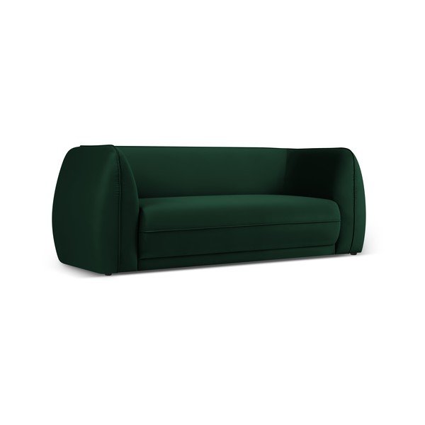 Canapea verde cu tapițerie din catifea 190 cm Lando – Micadoni Home-image-2