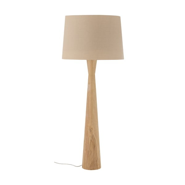 Lampadar bej cu abajur textil (înălțime 130 cm) Leonor – Bloomingville