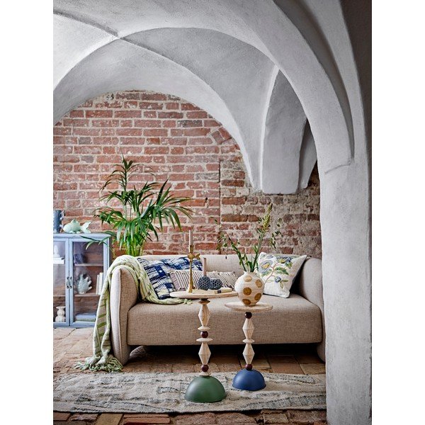 Măsuță auxiliară rotundă din lemn de brad ø 40 cm Mannelli – Bloomingville-image-3