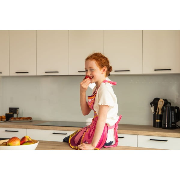 Șorț de bucătărie pentru copii din bumbac reciclat Princess - Tiseco Home Studio-image-1