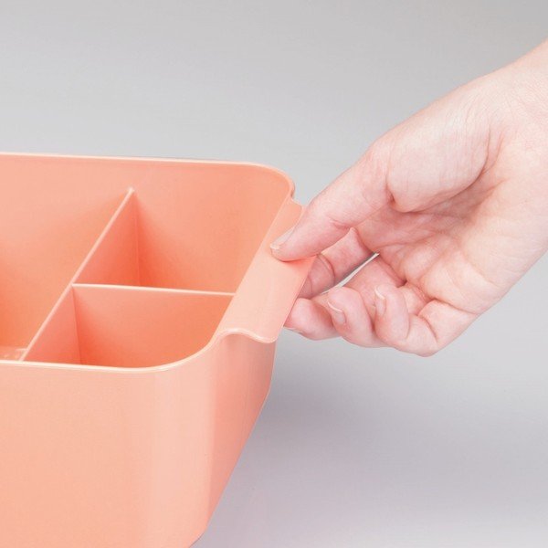 Organizator InterDesign Clarity Divided, portocaliu-image-1