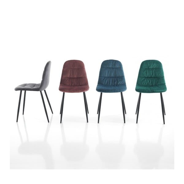 Set 4 scaune Tomasucci Fluffy, verde-image-1