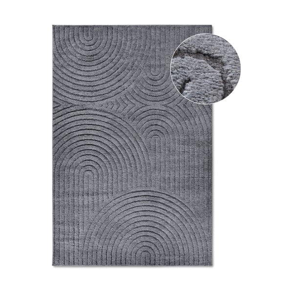 Covor gri antracit 120x170 cm Panglao New York Anthracite – Elle Decoration