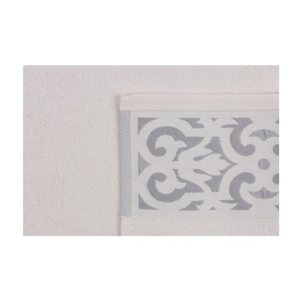 Set 2 prosoape pentru mâini Grace, cu ornament gri-image-4