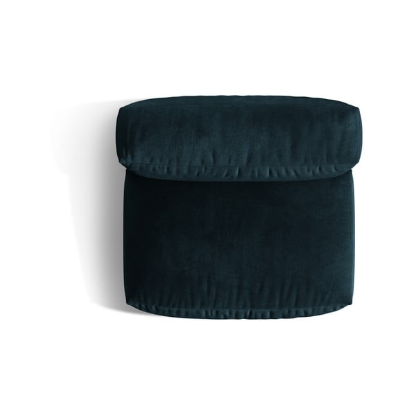 Modul pentru canapea modulară albastru închis cu tapițerie din catifea (de mijloc) Martina – Micadoni -image-3