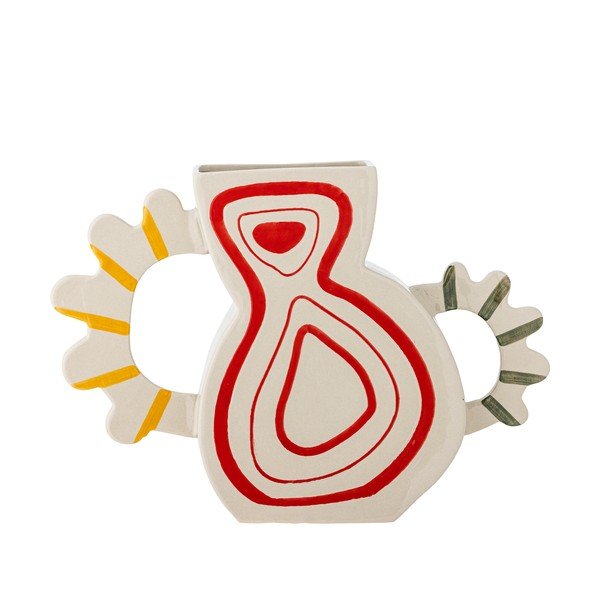 Vază din gresie pictată manual (înălțime 26 cm) Samila – Bloomingville-image-4