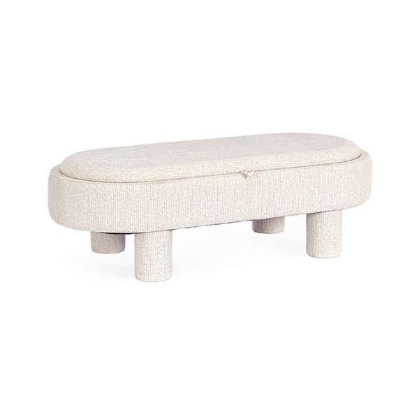 Puf în culoare naturală Talya – Bizzotto