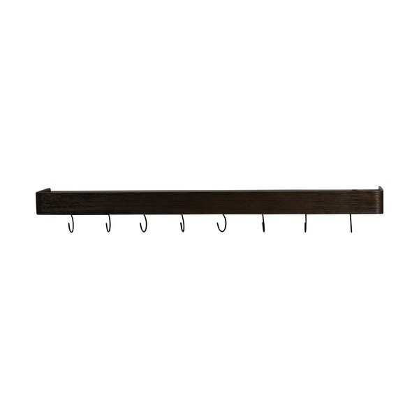 Cuier de perete în culoare naturală închisă cu raft cu aspect de lemn de frasin 120 cm Protopia – DAN-FORM Denmark-image-1