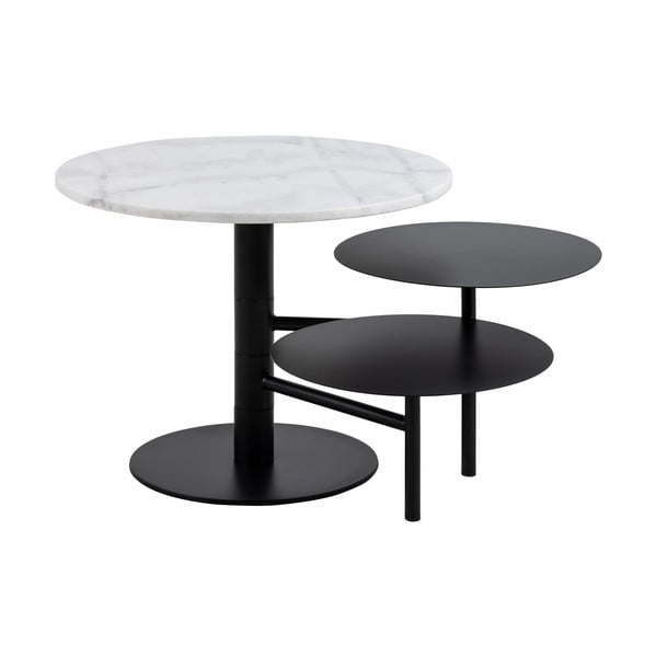 Măsuță de cafea albă rotundă ø 60 cm Lahti – Actona