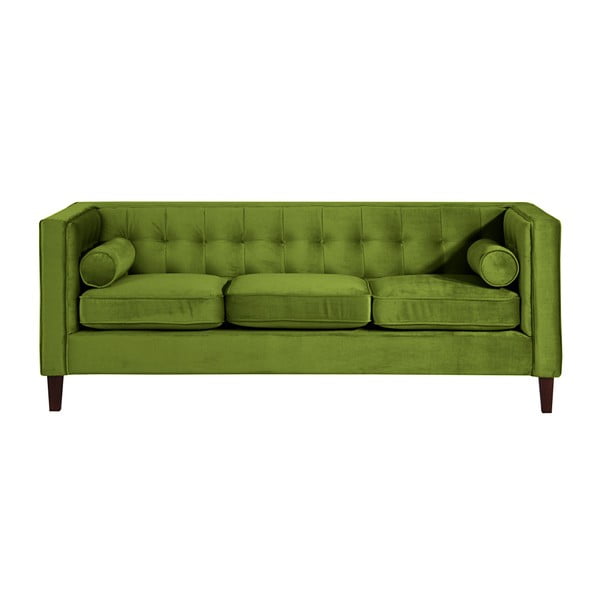Canapea Max Winzer Jeronimo, verde măsliniu, 215 cm
