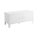 Pantofar alb cu bancă din metal Salino – Støraa