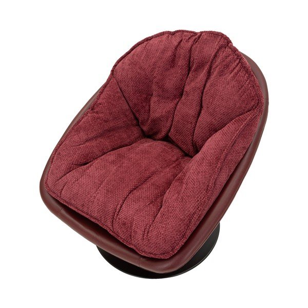 Fotoliu burgundy pivotant Retro Style – Mauro Ferretti-image-3