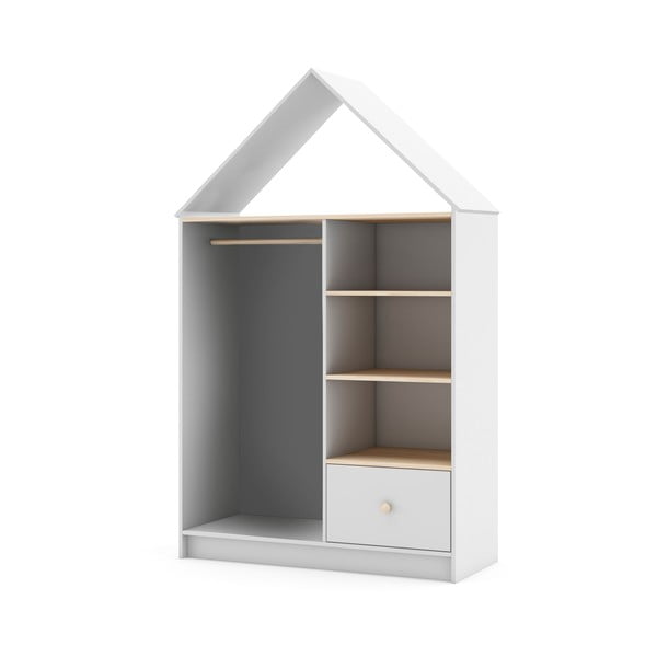 Șifonier pentru copii alb 110x180 cm Estefania – Marckeric-image-4