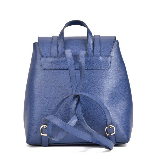 Rucsac din piele Sofia Cardoni Angelica, albastru-image-1